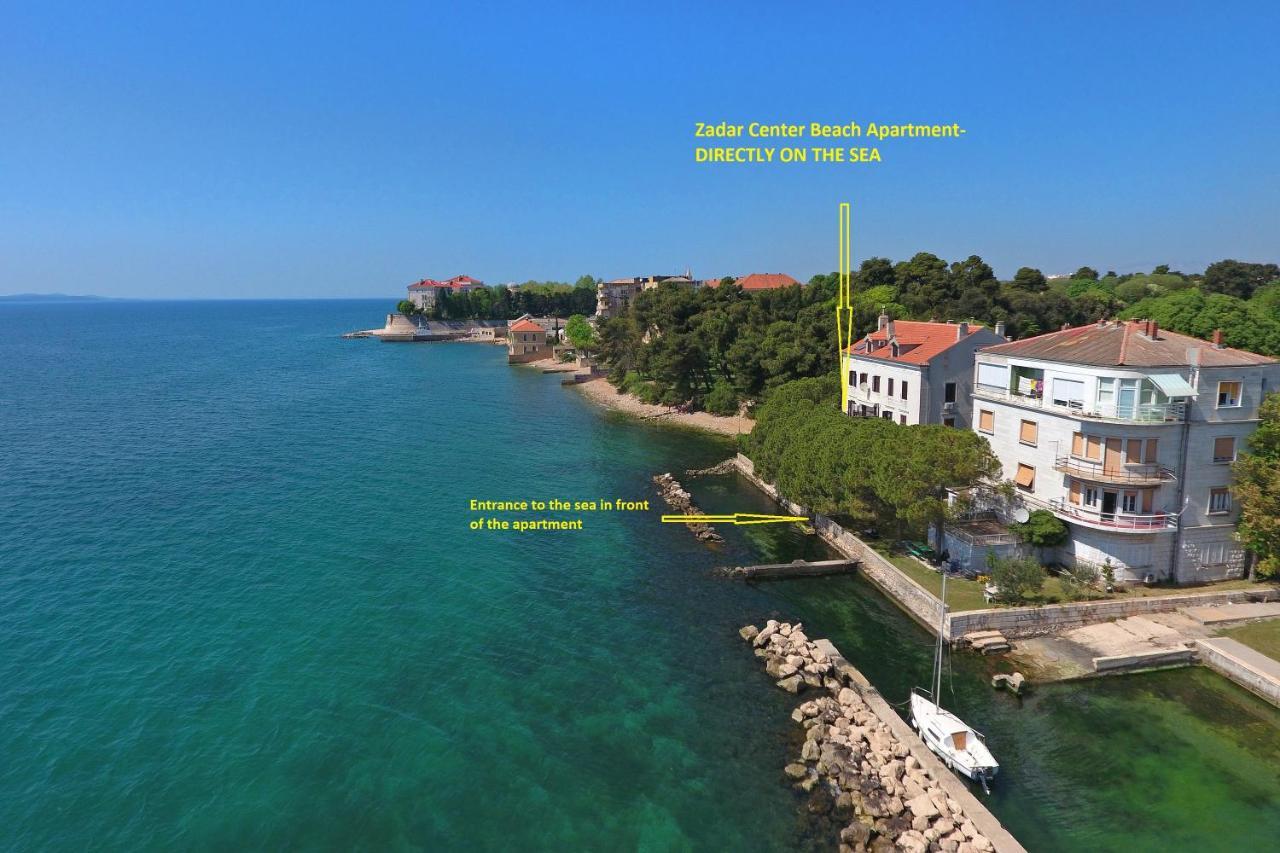 Zadar Center Beach Apartment - Directly On The Sea Екстер'єр фото