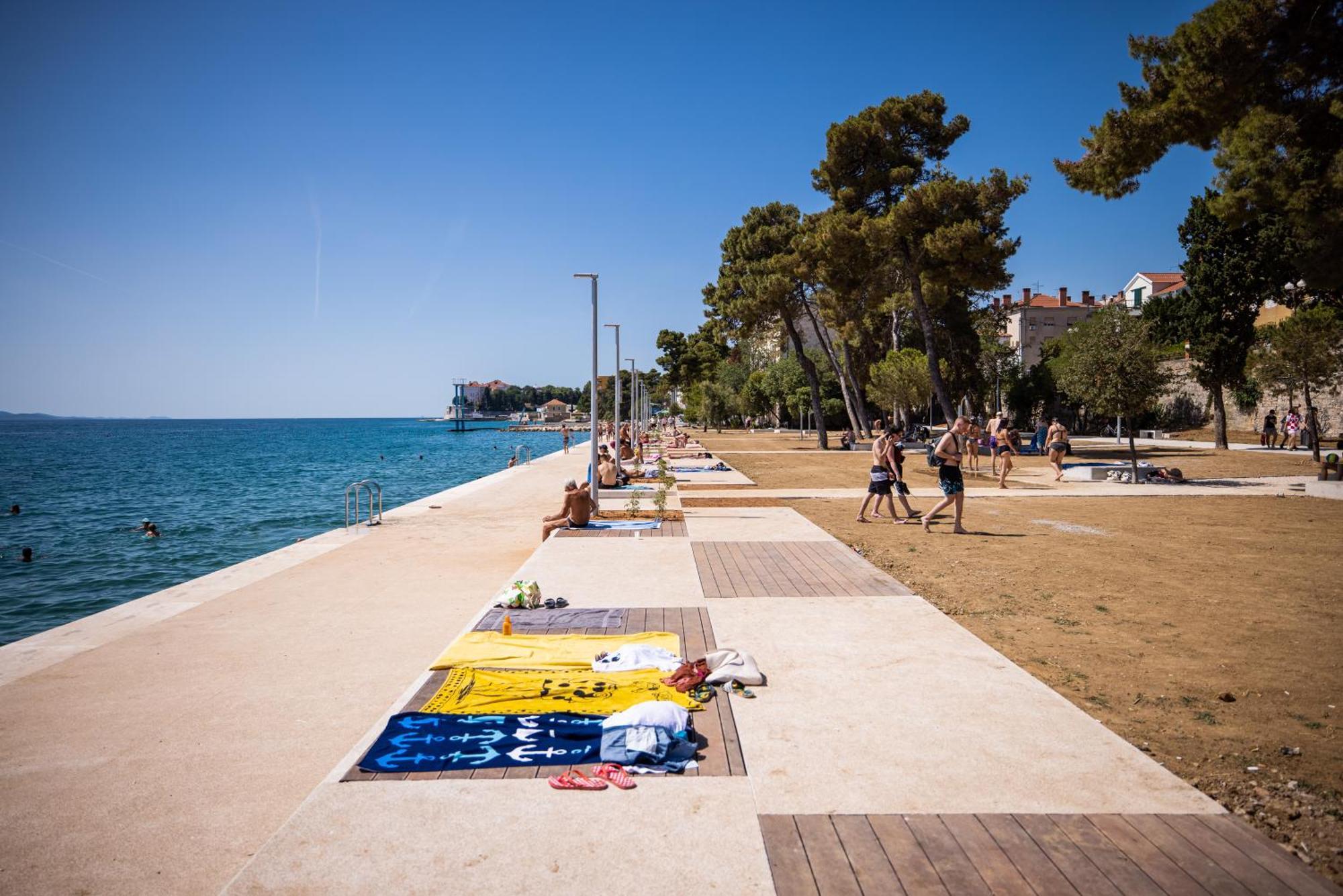 Zadar Center Beach Apartment - Directly On The Sea Екстер'єр фото