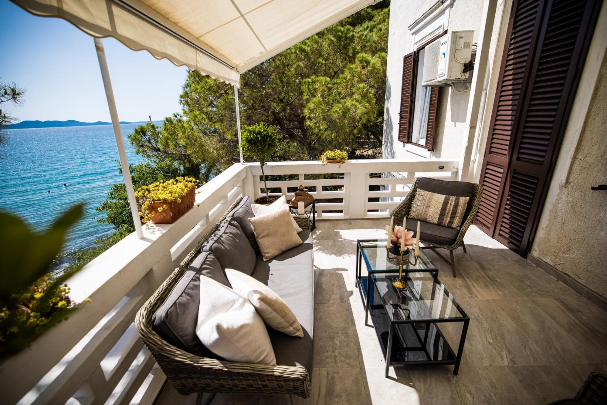 Zadar Center Beach Apartment - Directly On The Sea Екстер'єр фото